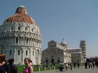 Pisa tower and cathedral